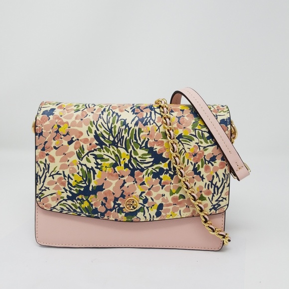 TORY BURCH ROBINSON CONVERTIBLE FLOWER PRINT - Picture 5 of 6